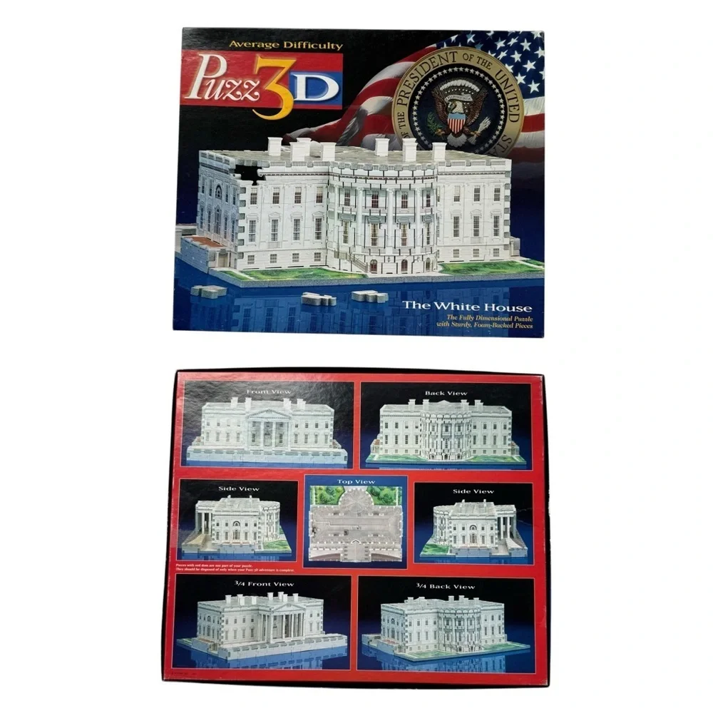 Milton Bradley 443 piece 3D jigsaw puzzle 
